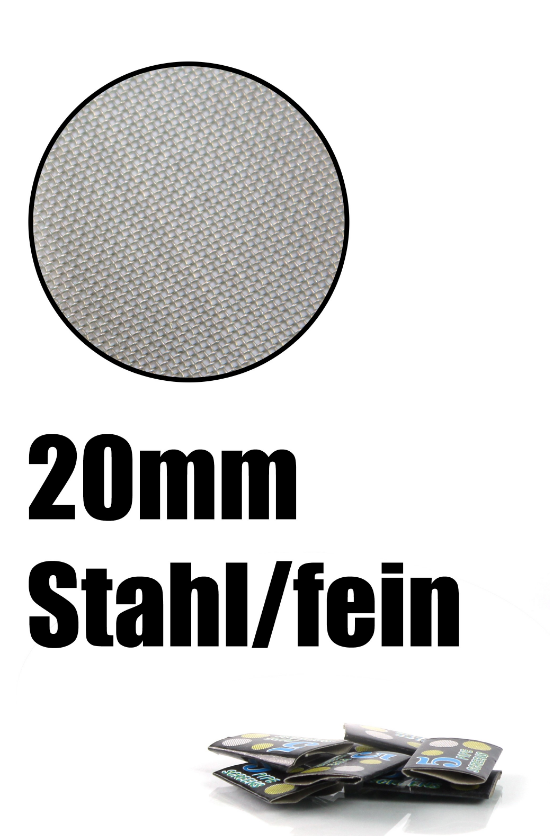 Stahl Siebe Fein, 20mm, 5er